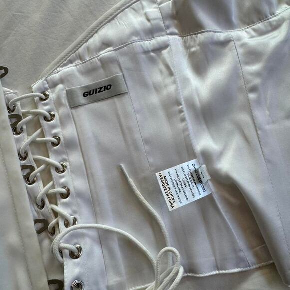 Guizio white corset top - Picture 4 of 4